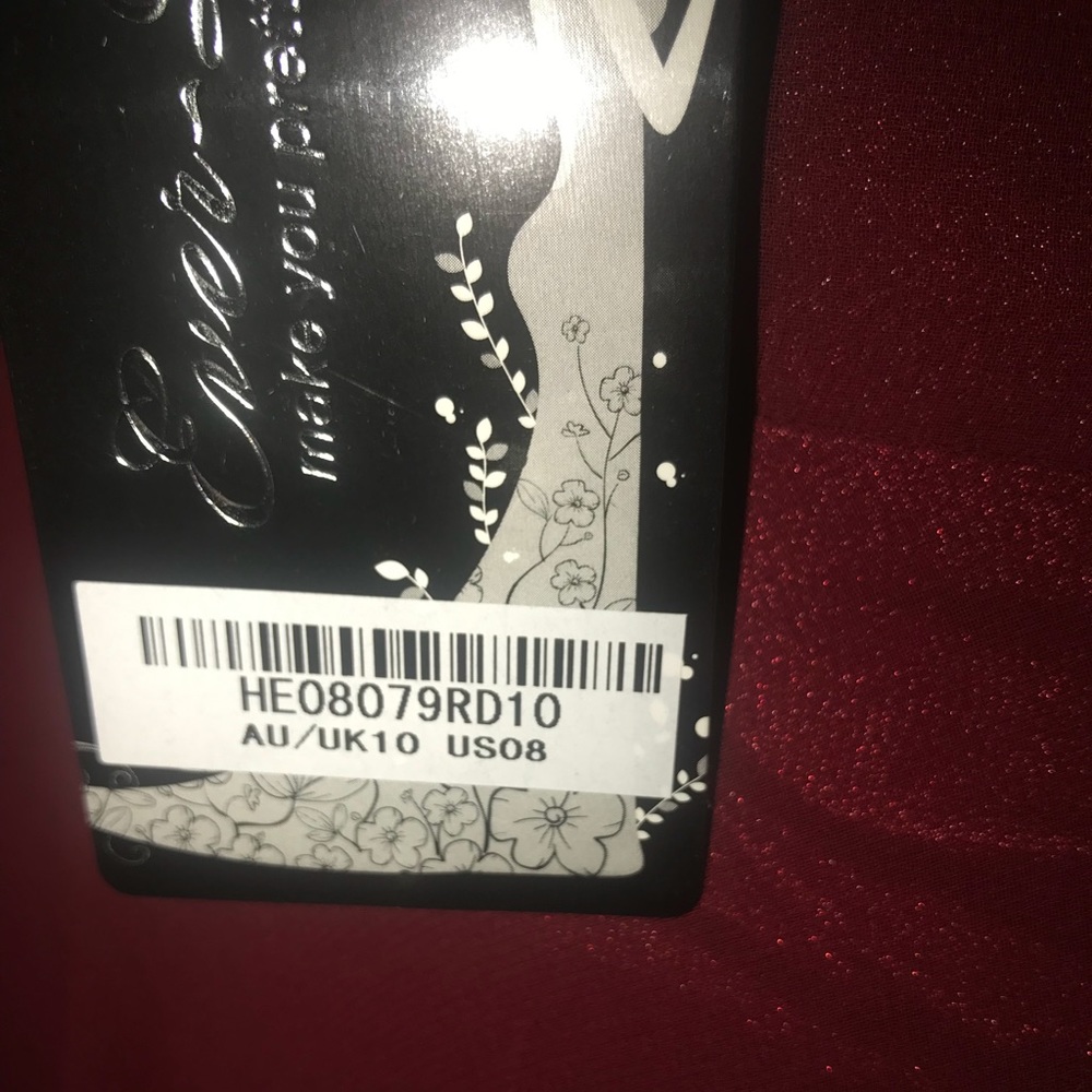 NWT burgundy EVERPRETTY dress size10 - Picture 5 of 8